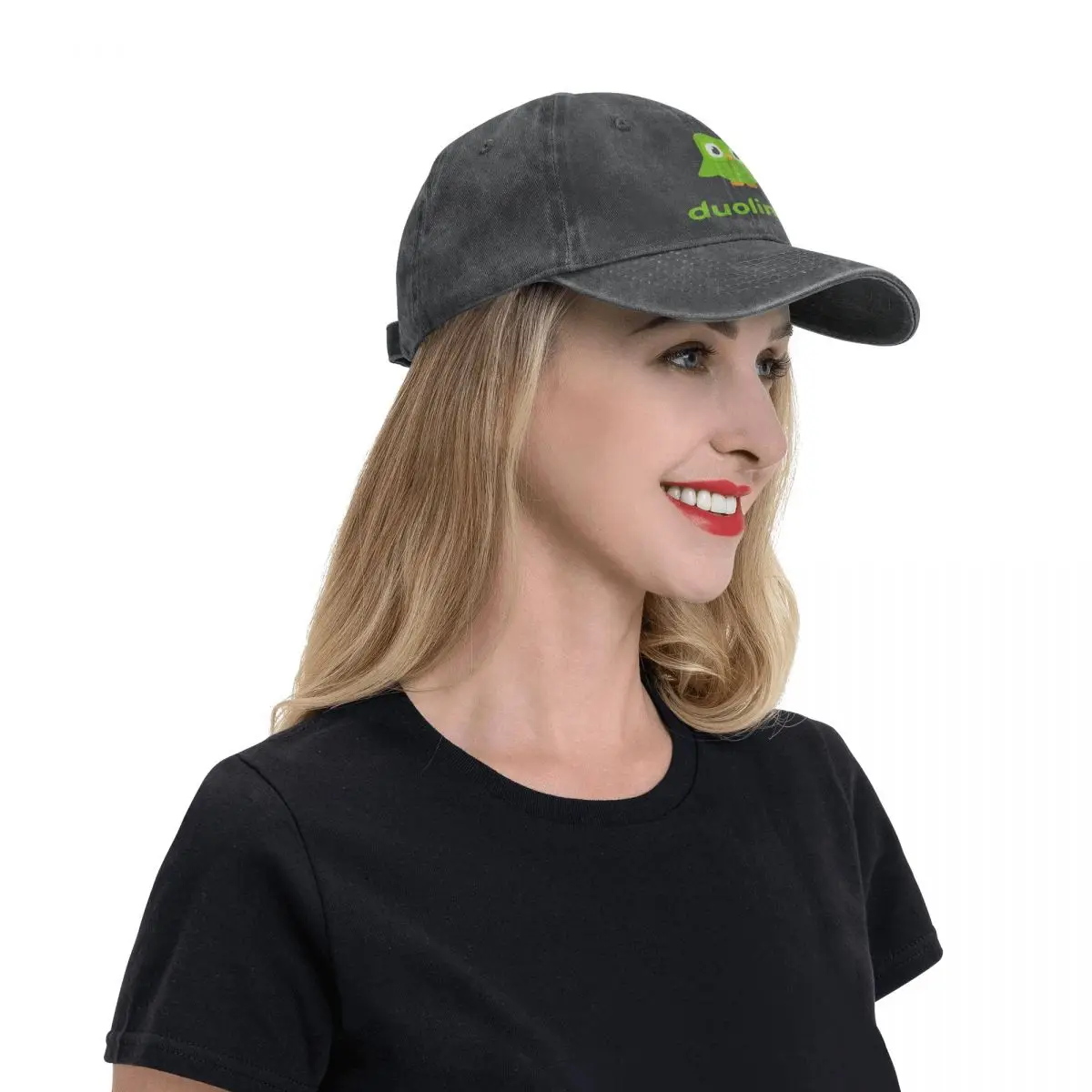 Fashion Duolingo Owl Duo Baseball Caps Unisex Distressed Washed Snapback Hat Outdoor Summer Hats Cap