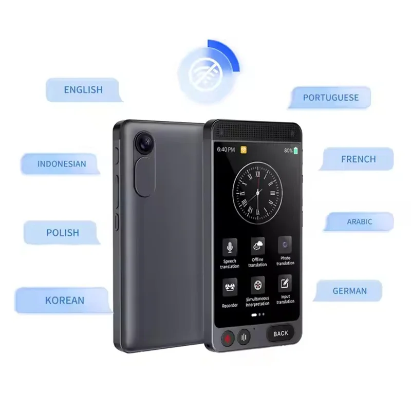 Smart Voice Translator 142 Online Languages 19 Offline WIFI Photo Recording Dictionary D21 Translation Device Business Travel