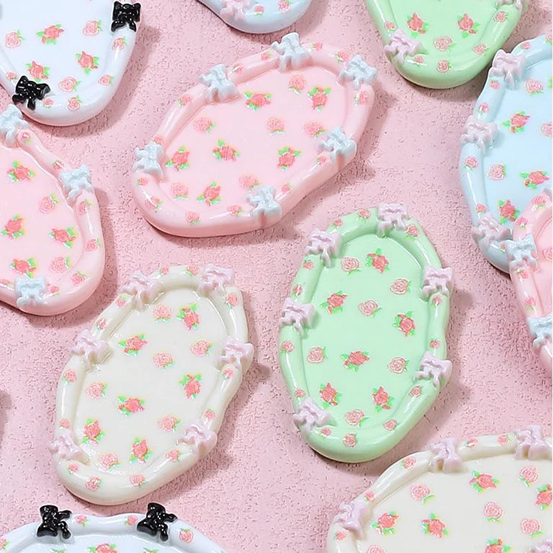 Portable Colorful Ellipse Bow Tie Nail Palette