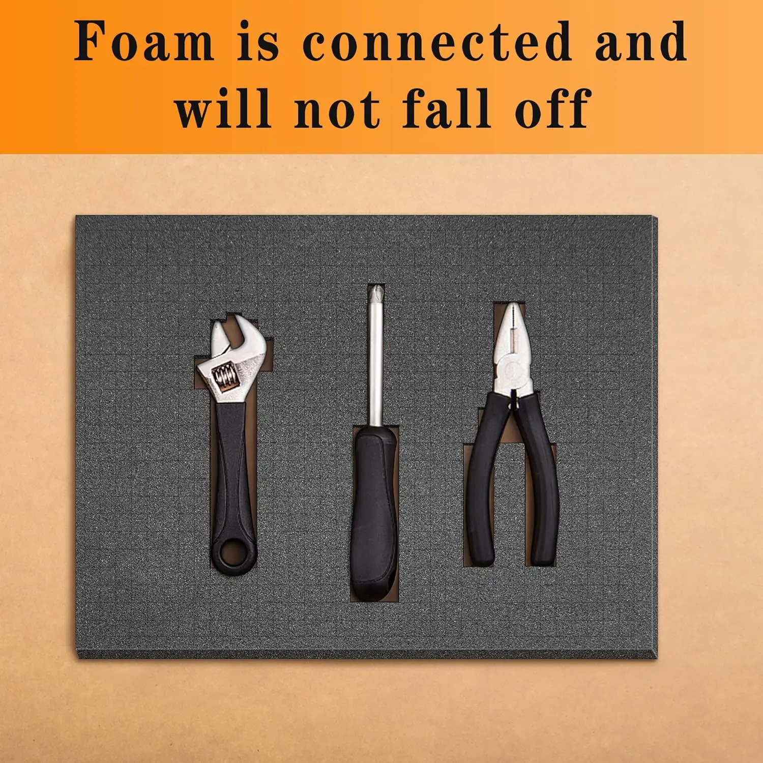 4PCS Pick and Pluck Pre Cubed Foam 16x12x2in 도구 인터록 박스 카메라 보관용 Pre Cutted 케이스 폼 패드