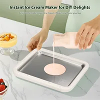 Ice Cream Maker DIY Homemade Soft Serve Machine Stainless Steel Seafood Ice 4
