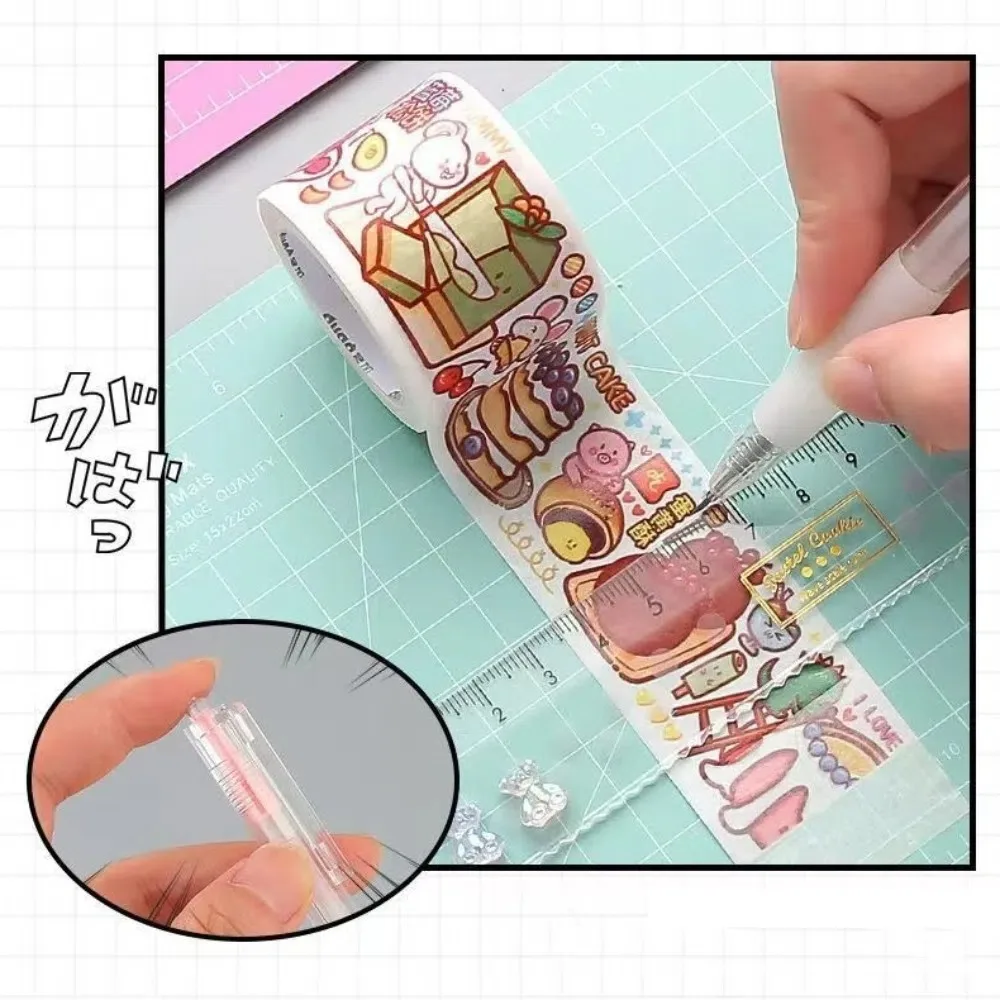창의적인 컷팅 펜 나이프 DIY 공예 학생용 유틸리티 나이프 펜 테이프 커터 펜 학용품