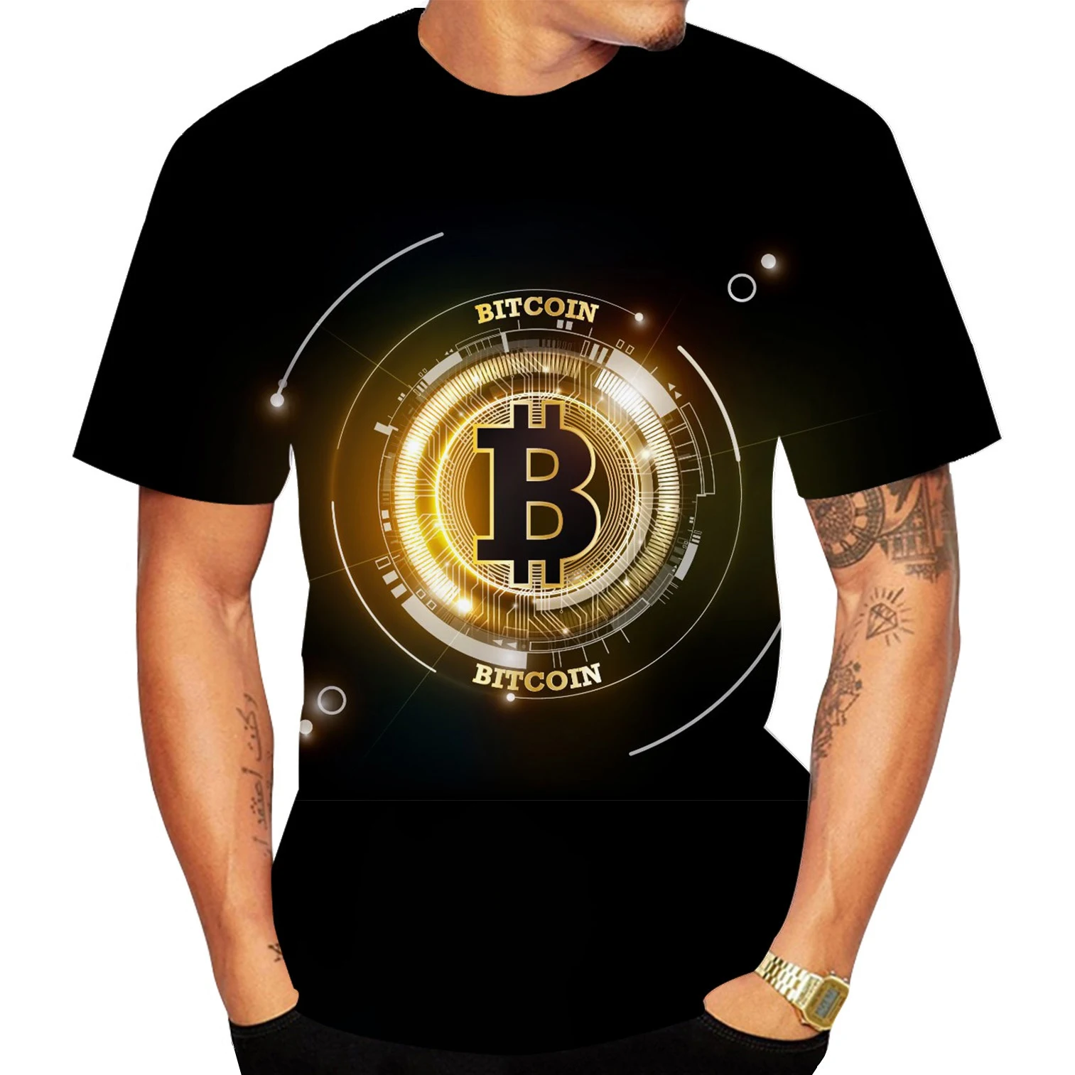 Newest BTC Bitcoin 3D Print T-shirt Men/Women Funny Short Sleeved Tees Cool  Summer Trend Men Women mans T Shirt Pullover y2k Top - AliExpress