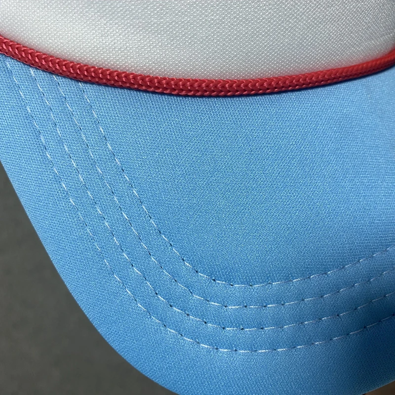 Stranger Things Season 4 Cosplay Hat Dustin Baseball Cap Retro Mesh Thinking Hats Adult Unisex Prop Accessories Adjustable