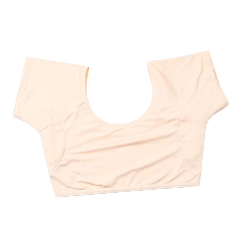 

Breathable Sweat Guard Underarm Sweat Vest Women Silk Absorbent Short Sleeve Vest