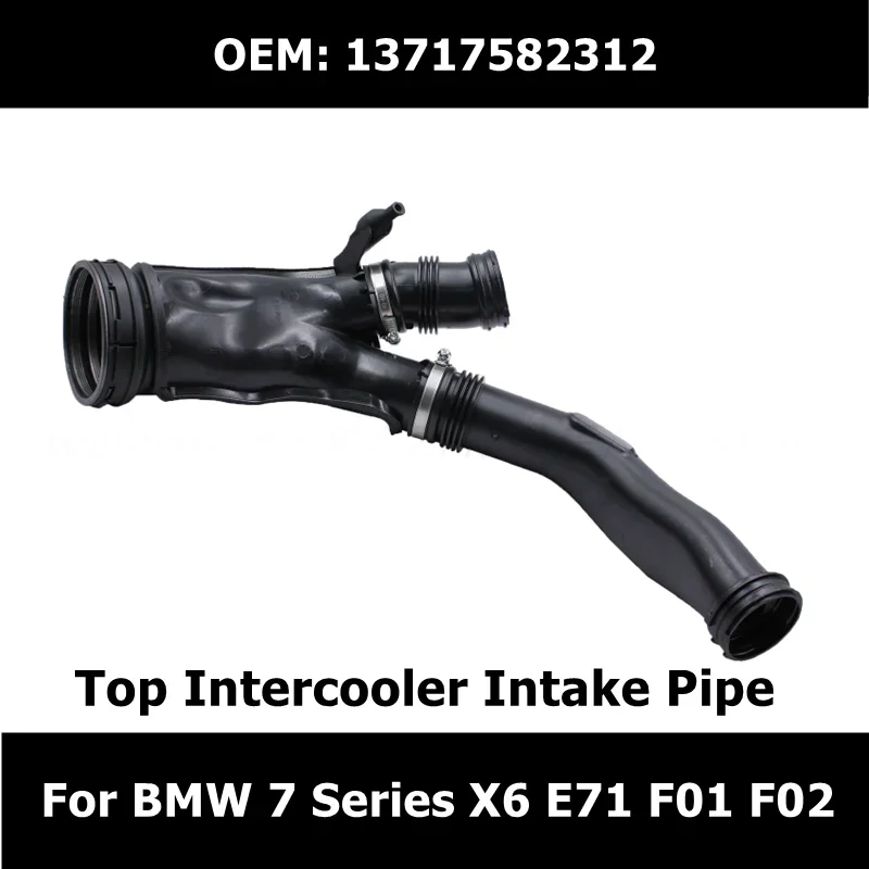 Turbocharger Intercooler Pipe Hose Rear Duct For BMW X5 X6 535i