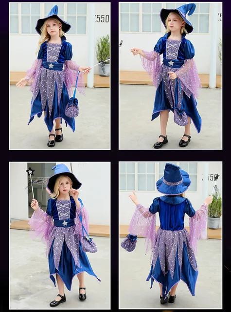 Sacchi Spazzatura Vestito Strega Fai Da Te Ragazze Costumi Da