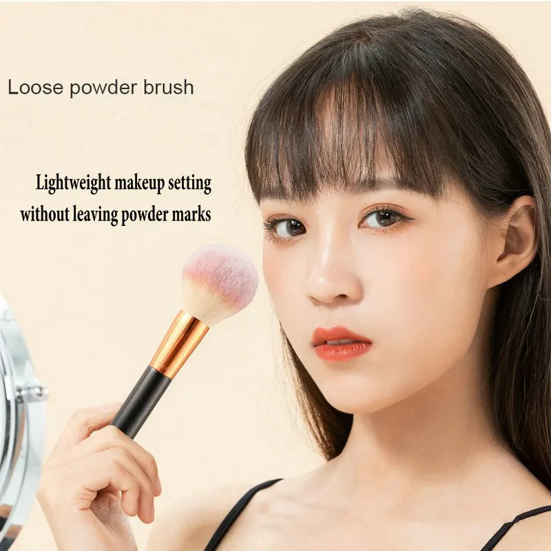 Soft loose powder brush blush brush high-quality fiber hair evenly catch  powder, better makeup effect. Xilin Beauty Tools - AliExpress