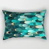 Hot Sale Modern Color Geometry  Pillow Covers High Quality Short Plush Velvet Rectangle Pillow Cases Room Decoration 5