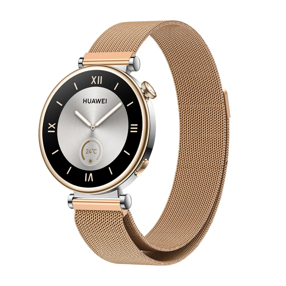 18mm Suitable for Huawei GT4 41mm Metal Milan Watch Strap for Huawei Watch GT4 Ms.Watch band