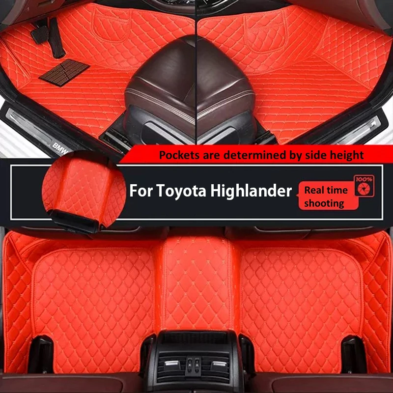 

Коврики для Toyota Highlander, 5 сидений, гибридные, 2015-2018 лет
