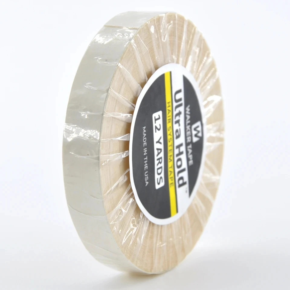 Lace Wig tape glue for hair extensions Ultra Hold Adhesive Tape glue for wig 12Yards Lace Wig Glue Hair System Tape For Toupees wig glue hair bonding glue hair extension tape lace wig glue hair tape wig tape