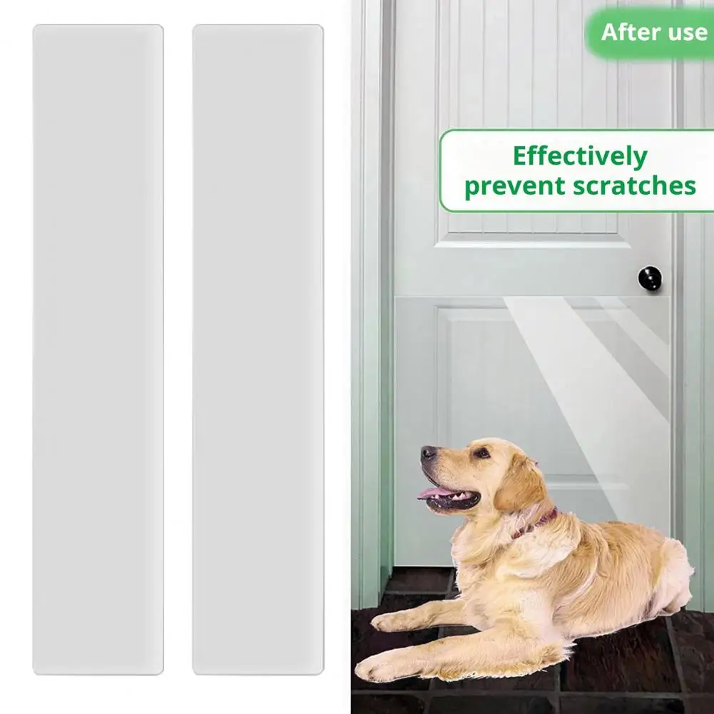 Pet Door Panel Protector Pet Scratch Door Protector Set Anti-scratch Tape for Furniture Cat Dog Frame Guard Sofa Couch Carpet