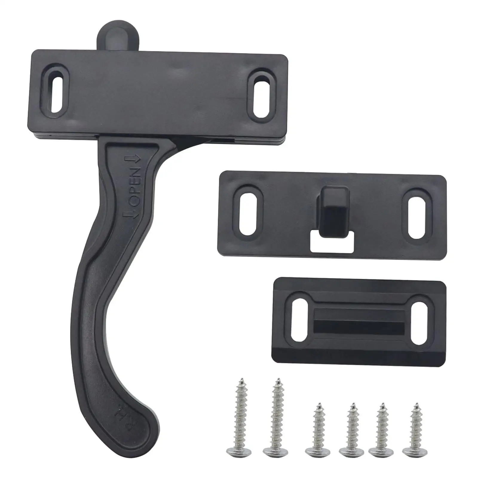 

Screen Door Latch Handle with Screws Right Hand Handle Car Accessories for Travel Trailer Camper Cargo Easily Install