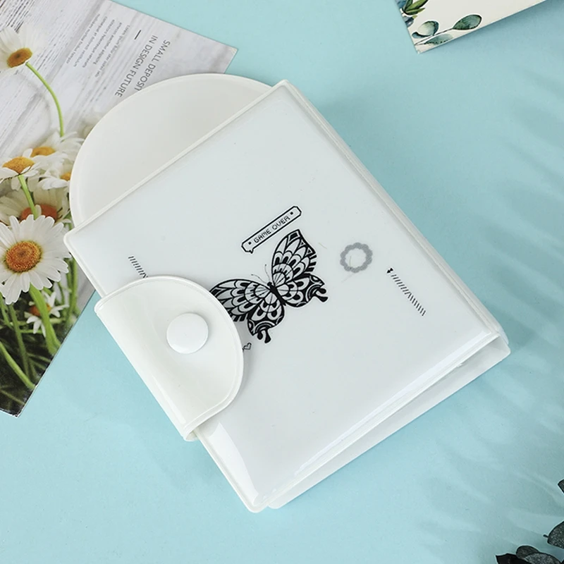 3 Inch Butterfly Print Photo Album With Buckle Square Hollow Photocard Holder Idol Star Chasing Instax Storage Case Collect Book