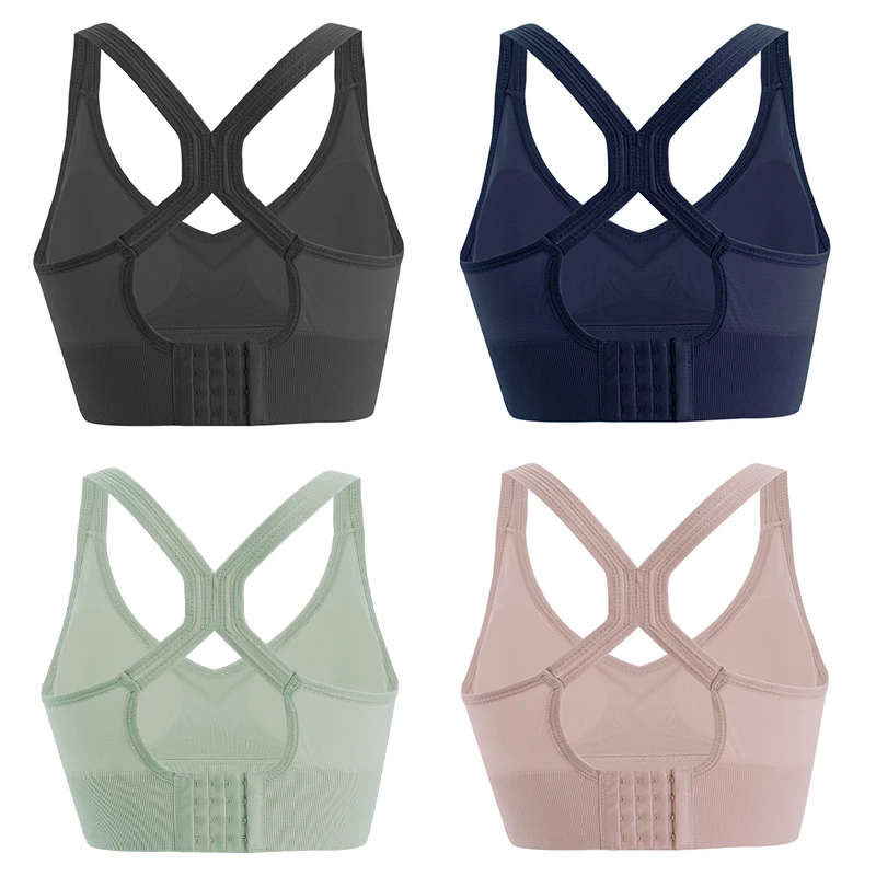 Description Picture 3 of item3PCS Bras for Women Underwear Sexy Sports Lingerie Seamless Cross Brassiere Tanks Tops Sleep Top Wireless Bralette Push Up Bra