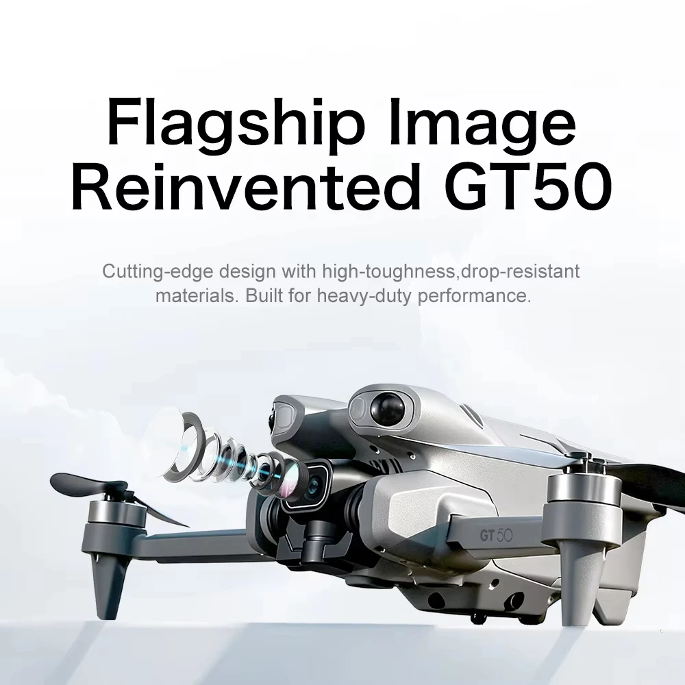 Drone en vol au-dessus d'un paysage avec retour vidéo en direct sur télécommande - Acheter Drone Professionnel 8K Dual Caméra avec GPS - Livraison Rapide
