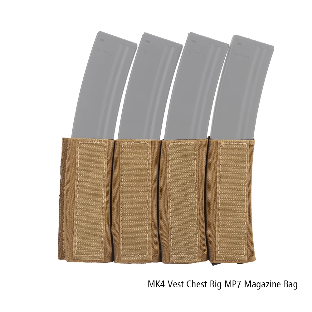 

MK4 Lightweight Military Tactical Vest Chest Rig for MP7 Magazine Insert MK Hunting Vest Accessories Ammo Pouch