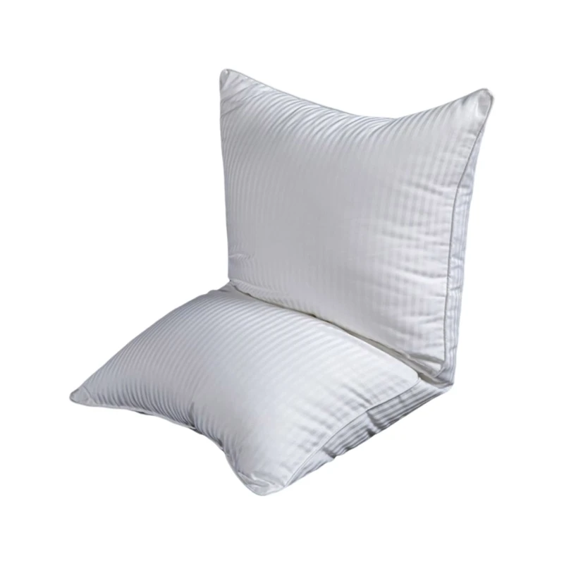 

Bed Pillow for Sleeping White Pillow Insert with Cotton Cover Rectangle Hotel Bed Sleep Cervical Pillow for Bedroom