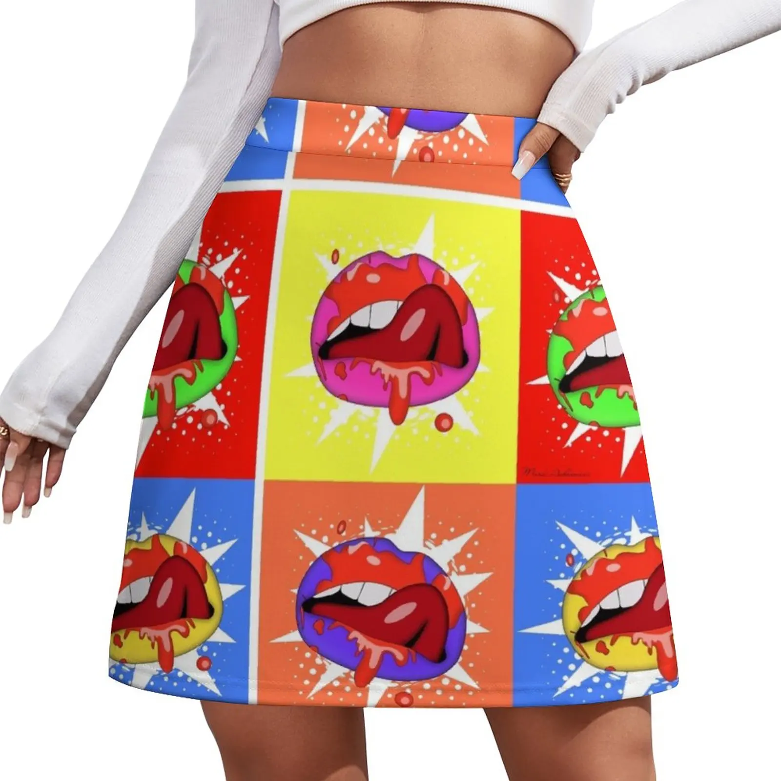 

pop art Mini Skirt luxury women skirts skirts women summer 2023