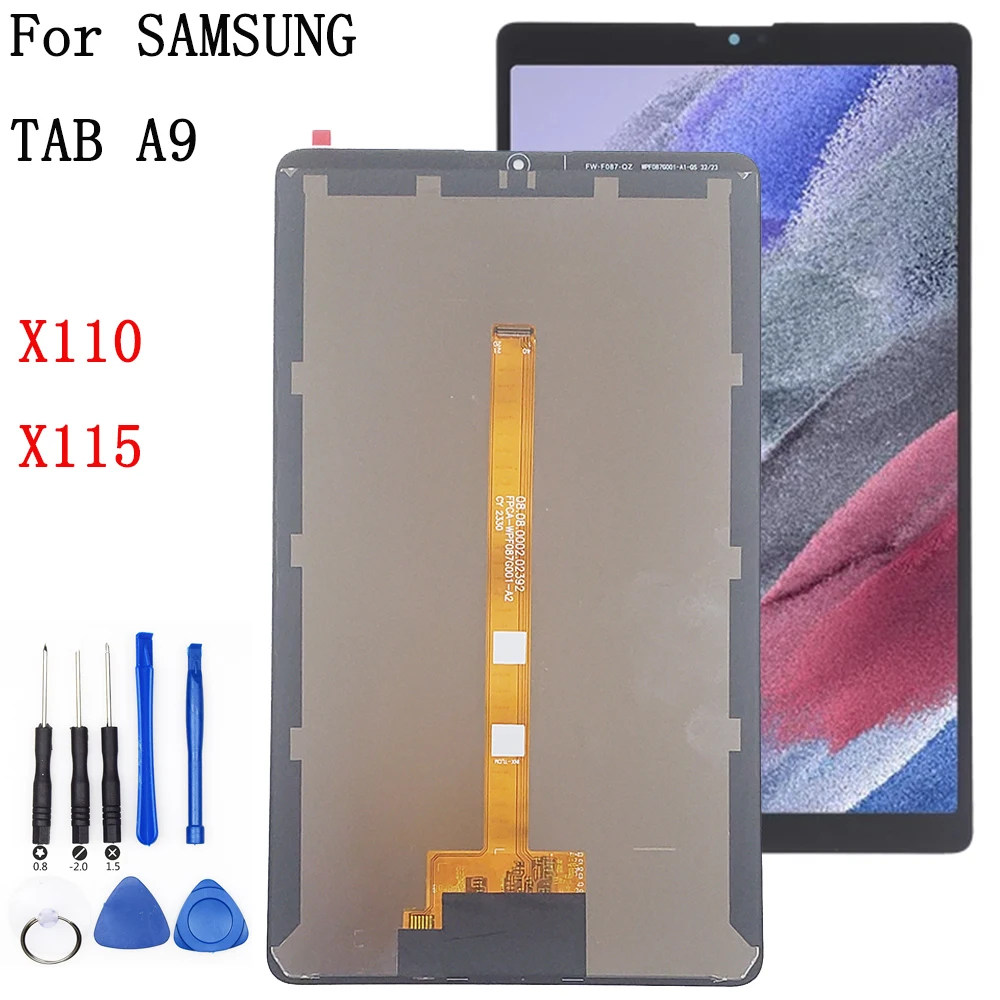 Touch Screen Display Lcd Digitador Conjunto de Painel de Vidro Tab a9 Sm-x110 Sm-x115 X110 X115 8.7 Novo