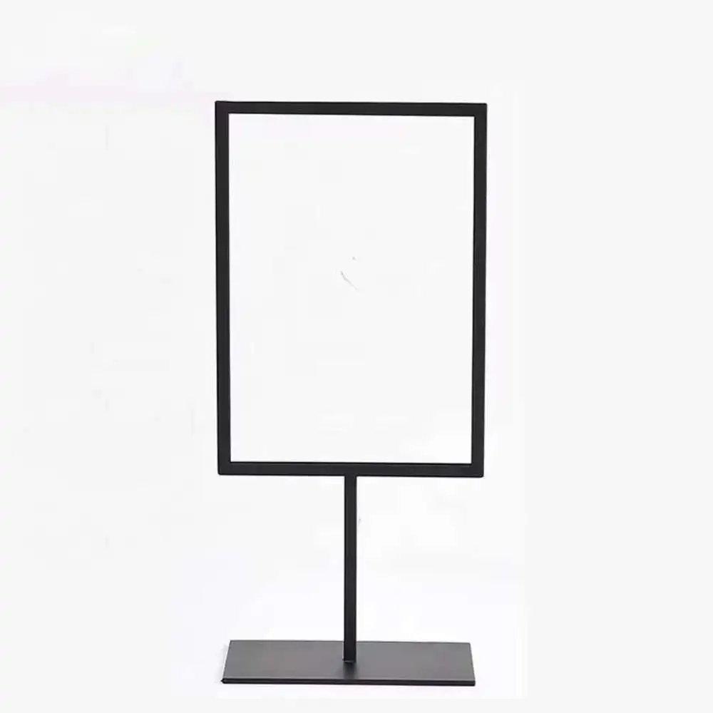 1pcs A4 Stainless Steel Advertising Billboard Poster Display Advertising Billboard Outdoor Poster Holder
