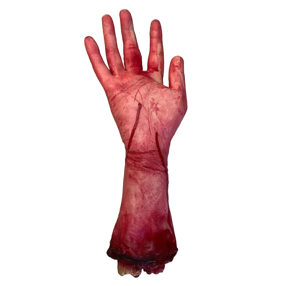 

Broken Hand Blood Horror Halloween Decoration Severed Bloody Limbs Novelty Dead Broken Hand Gadgets for Men
