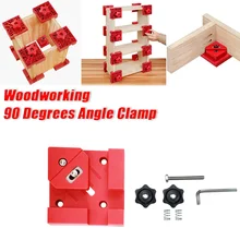 

90 Degrees Right Angle Clamps Spring Auxiliary Fixture Splicing board Positioning Panel Fixed clip Square Ruler Woodworking Tool