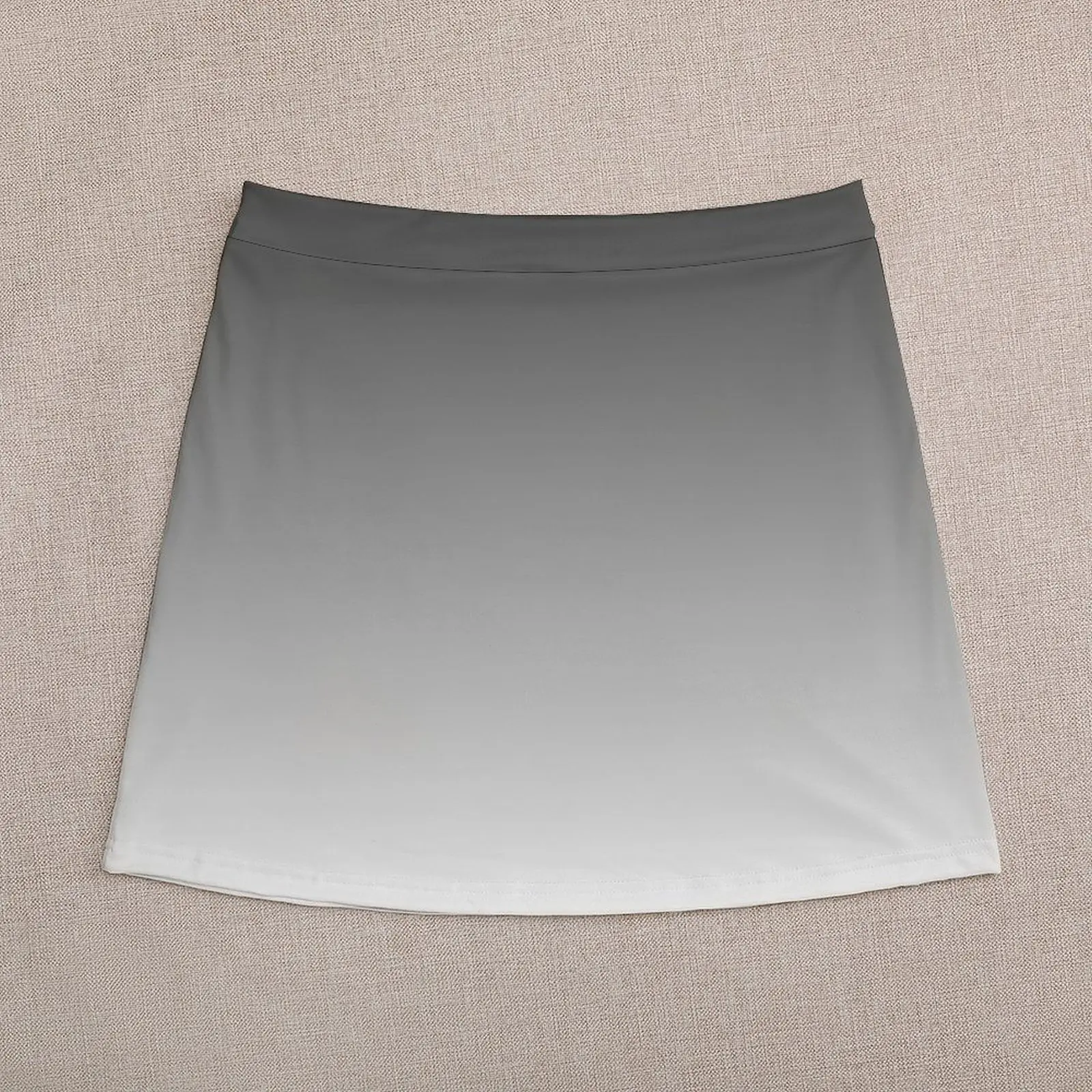 SHADES OF GREY - Minimalist Black to White Gradient Ombre Mini Skirt korean women's clothes skirts for women 2024 mini skirt