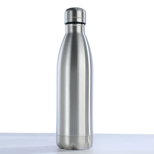 Stainless Water Bottle Portable Gym Outdoor Sport Bike Cycling Drinking Water Bottles Drinkware Leakproof Vacuum Cup 2