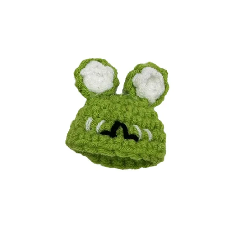 Cute Handmade Knitted Hat Hamster Decoration Chipmunk Guinea Pig Hamster Accessories Toy Small Pet Supplies