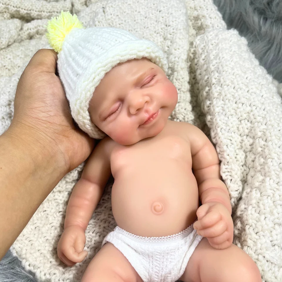 【リボーンドール】 PASCALE 19in Pascale Newborn Full Body Vinyl Baby Reborn Doll 3D Skin