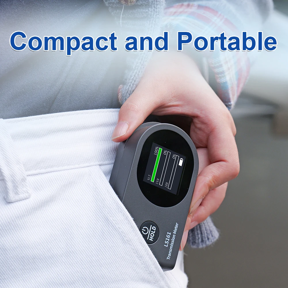 Window Tint Meter Upgrade solar film Transmission Meter 940nm 1400nm IR UV VLT Tint Film Tester LS161 LS161A