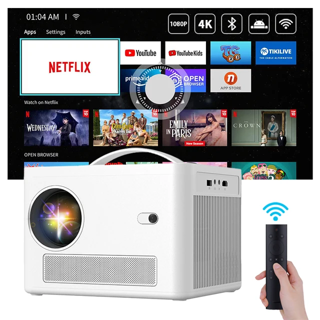 Best selling portable intelligent full HD home projector Q5 home theater  projector gift - AliExpress