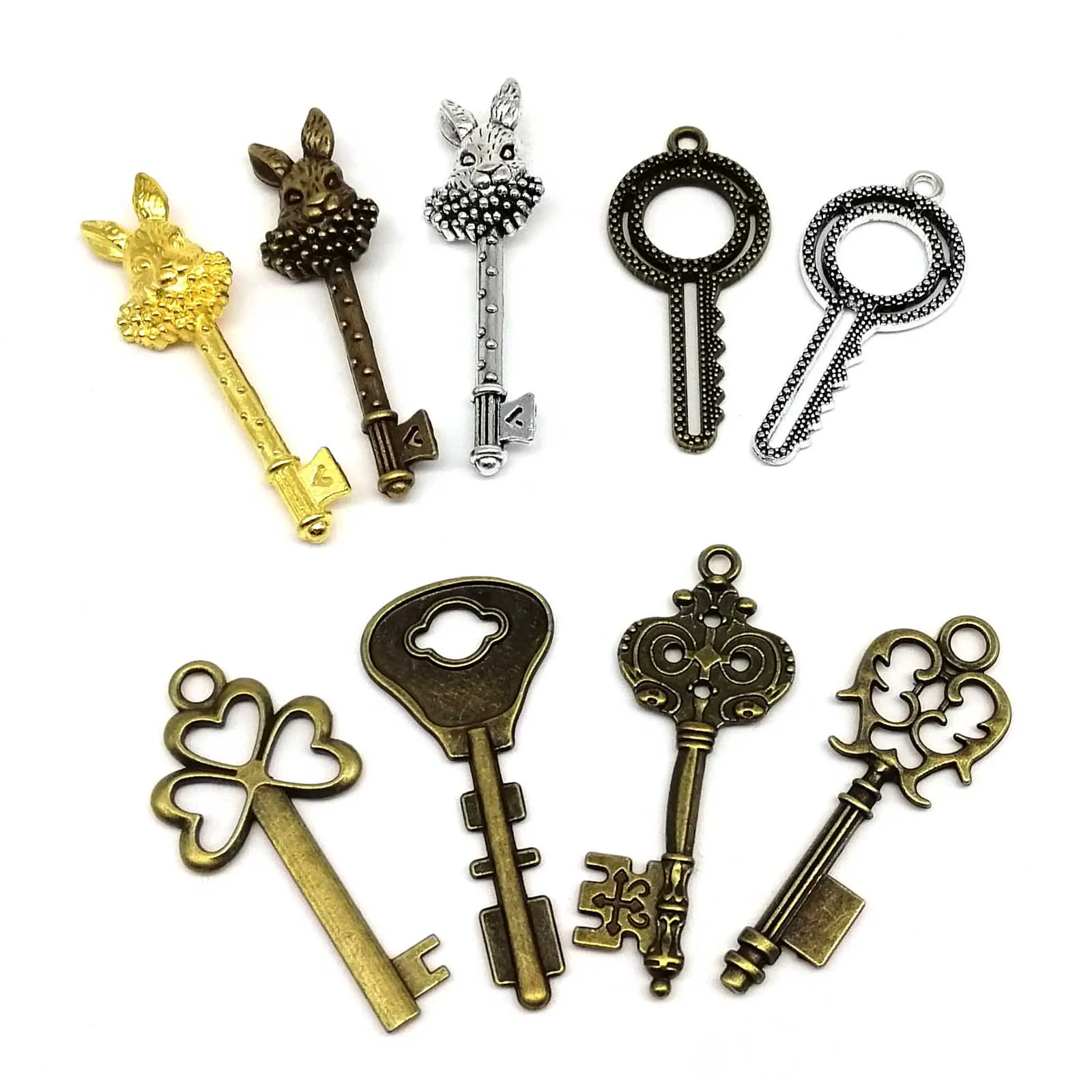 Buy Bulk Replica Skeleton Keys Rare Vintage Antique Replica Charms Jewelry  Steampunk Wedding Bead Supply Necklace Decoration Shadowbox Craft Zz Online  in India 