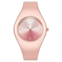 TPW Full Size 40mm Quartz Watch For Women Rubber Strap Skin Friendly Silicone watch 1