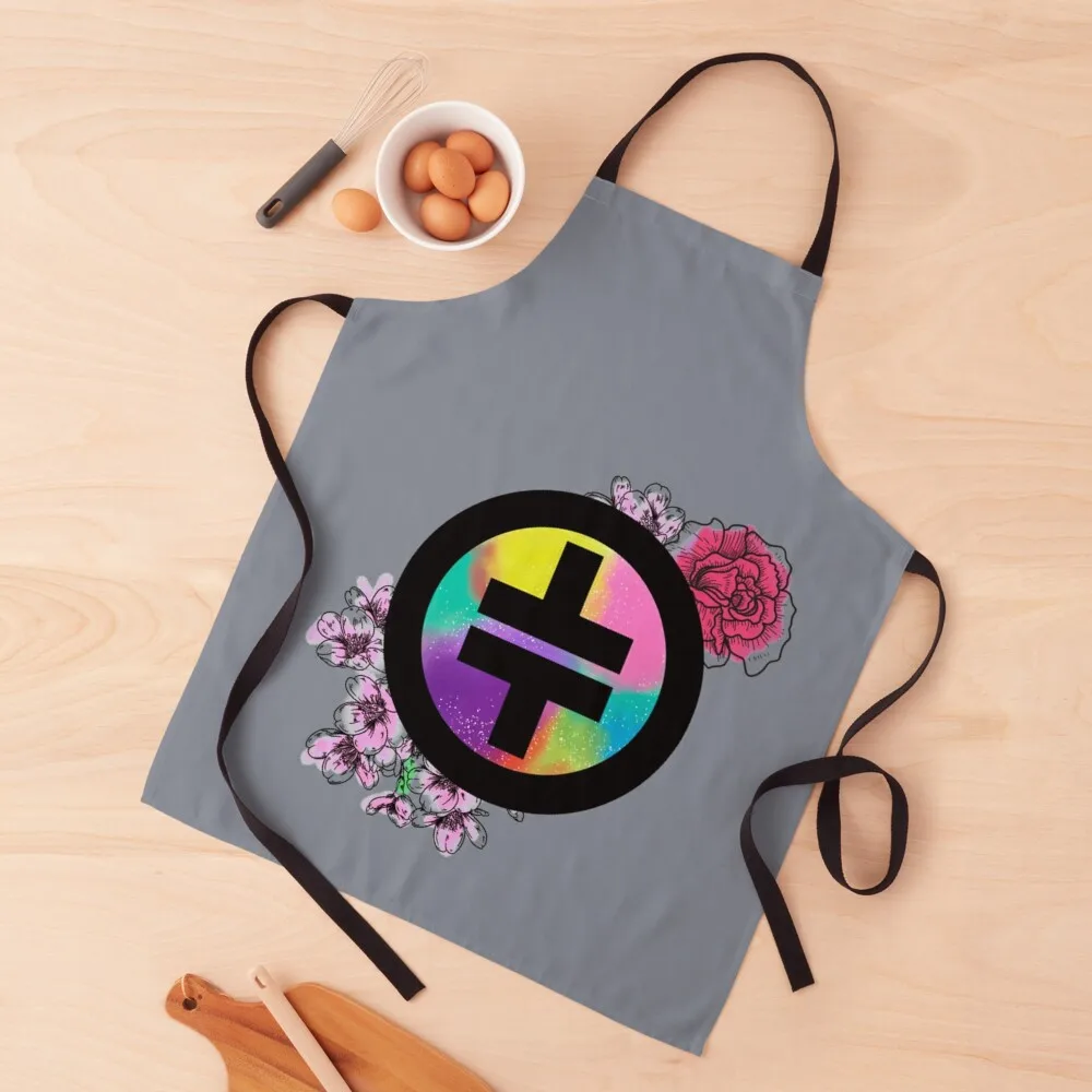 

Take That - Colorful Symbol + Floral Apron Hairdressing Hairdresser Accessories Household Items Salon For Man Haircut Apron