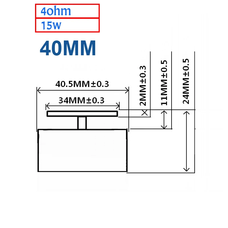 15W 4/8 Ohm Subwoofer Resonance Bass Speaker 40MM Full Range Loudspeaker Sound Exciter Neodymium Vibration Speaker audio speakers