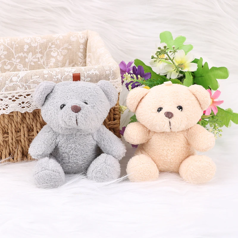 10cm Cute Teddy Bear Plush Toy Dolls Patch Bear Soft Stuffed Toy Bear ...