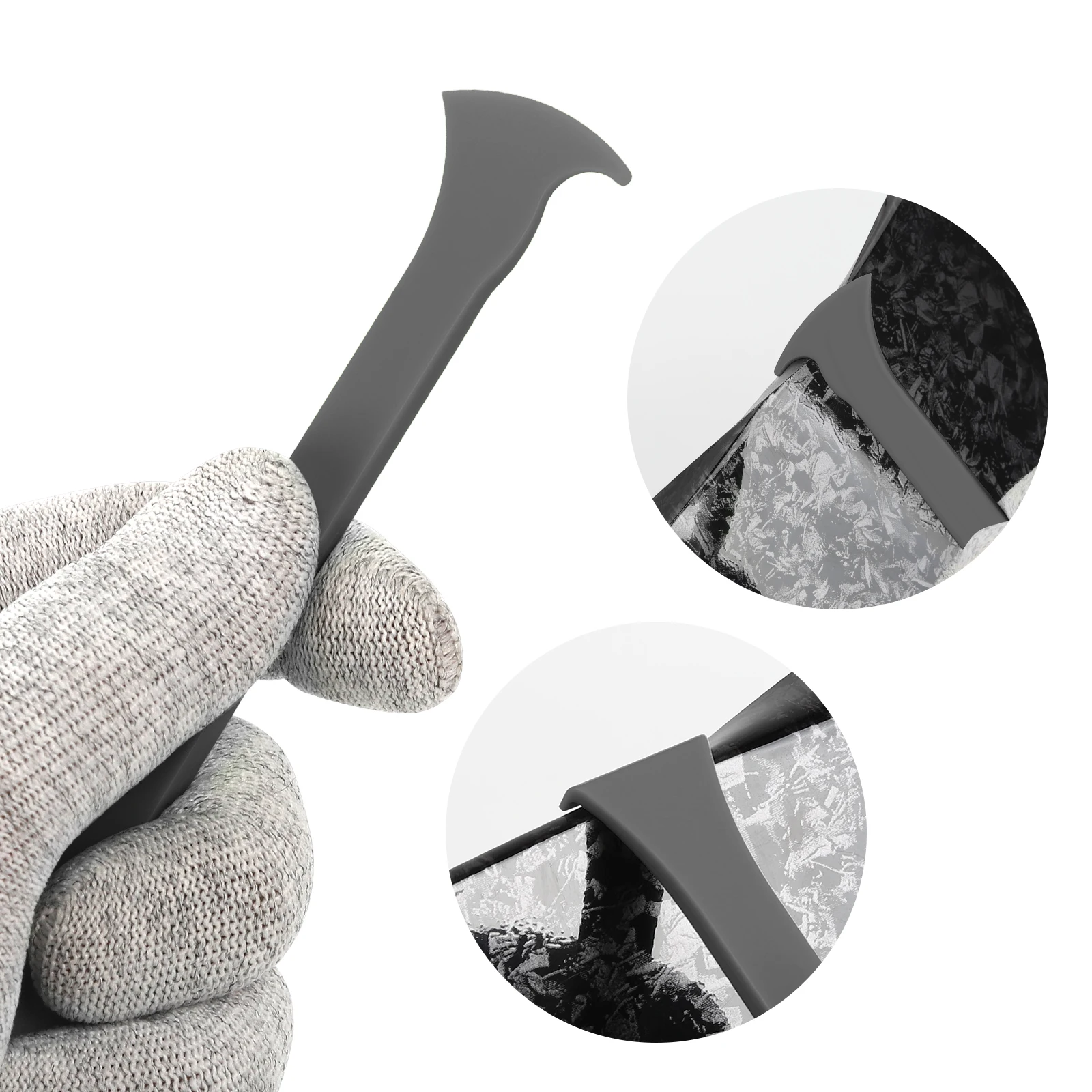 Vinyl Wrapping Car Magnetic Edge Stick Squeegee Scraper Set Plastic Car Carbon Sticker Wrapping Window Tint Tool Kit Wrapper