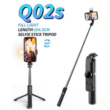

Selfie Stick Single Axis Anti-shake Wear Resistant Fill Light Phone Tripod with Remote Control for Outdoor