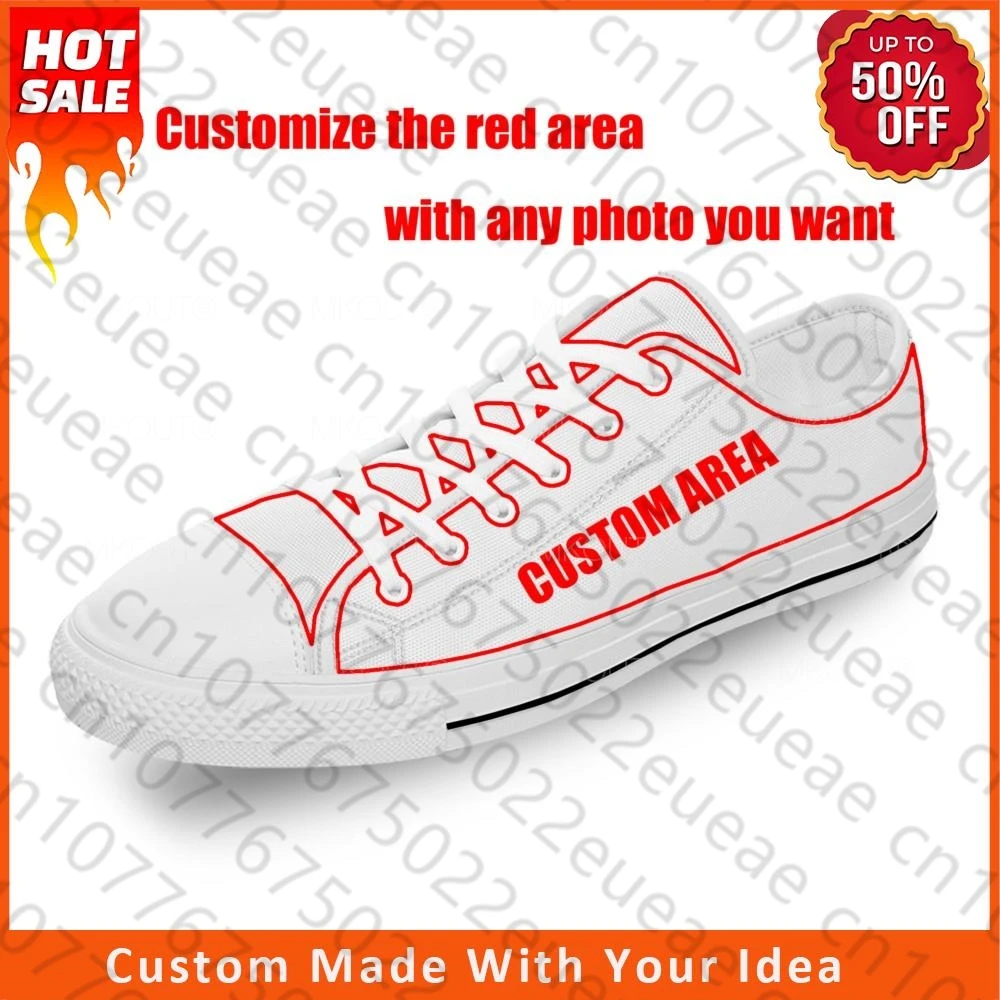 

Индивидуальное изготовление, мужские и женские холщовые туфли для подростков, обувь на плоской подошве, Модные низкие Туфли высокого качества, изготовленные на заказ, поп, повседневная обувь для влюбленных «сделай сам»