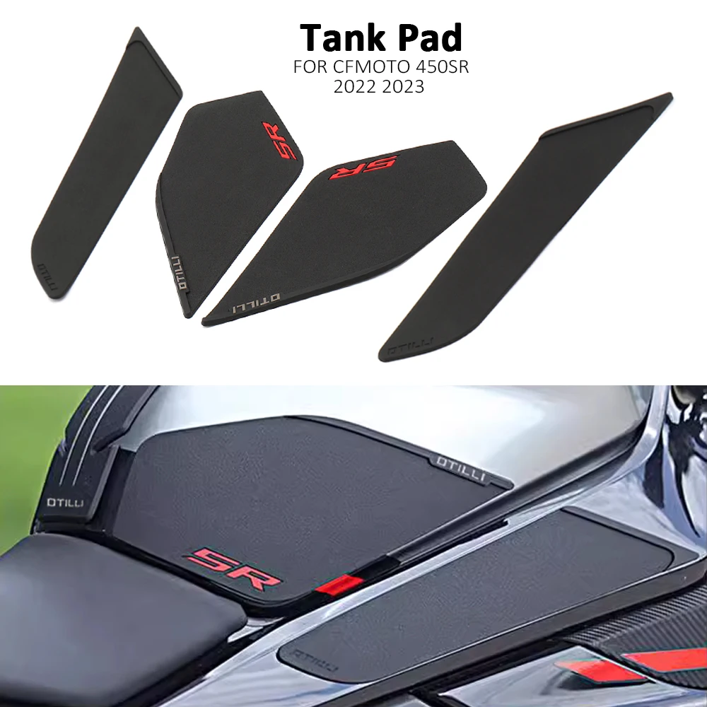 2022 2023 Motorcycle Fuel Tank Pads Knee Grips For CFMOTO 450 SR 450SR 450sr 450 sr Anti-slip Sticker Rubber Protection Decal motorcycle for cfmoto 450 sr 450sr 450sr 450 sr 2022 2023 fuel tank pads knee grips anti slip sticker rubber protection decal