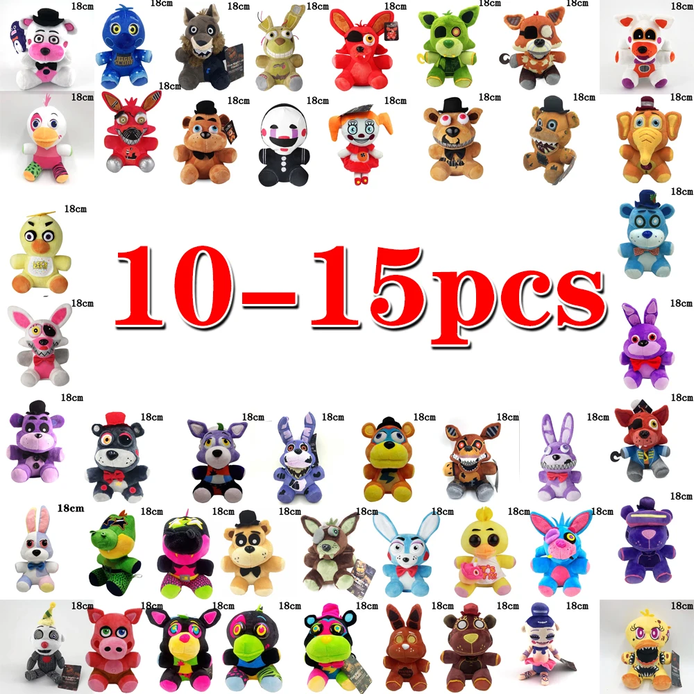 FNAF-Jouets en peluche Five Night At Freddy, Bear, Bonnie Chica