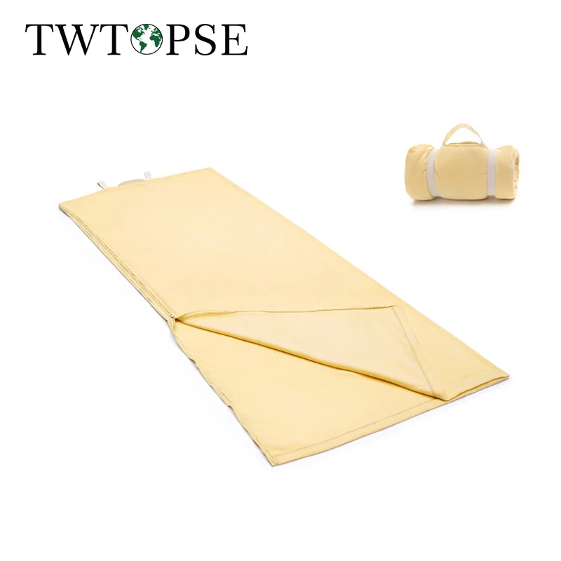

TWTOPSE visceral liner camping fleece sleeping bag single lunch break hotel anti dirty liner portable warm skin-friendly liner