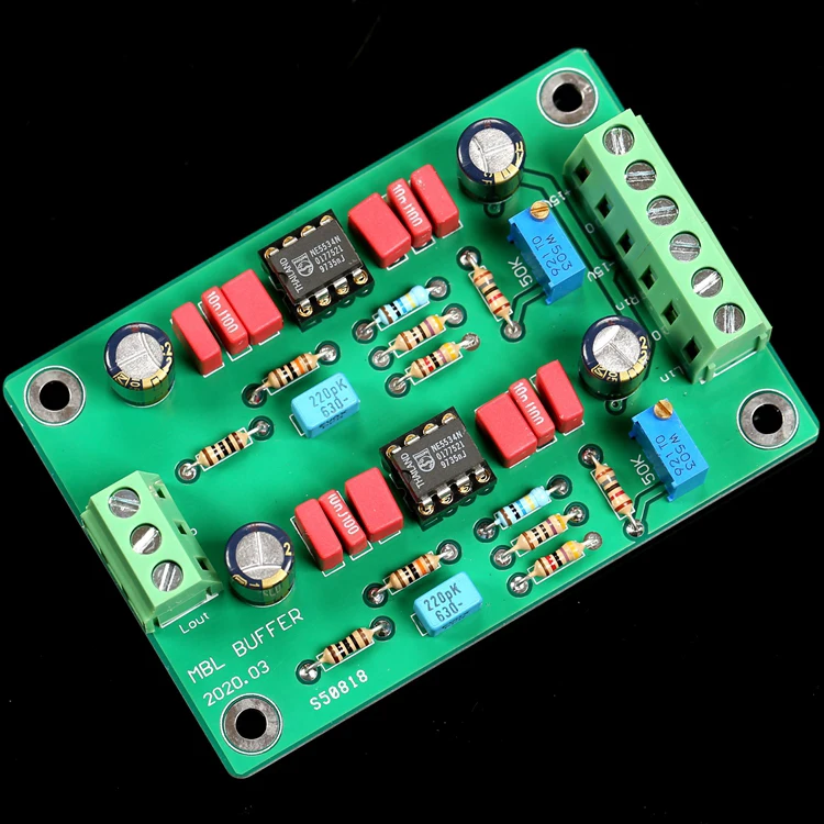 

Assembling MBL6010 hifi Core Stereo Buffer Board