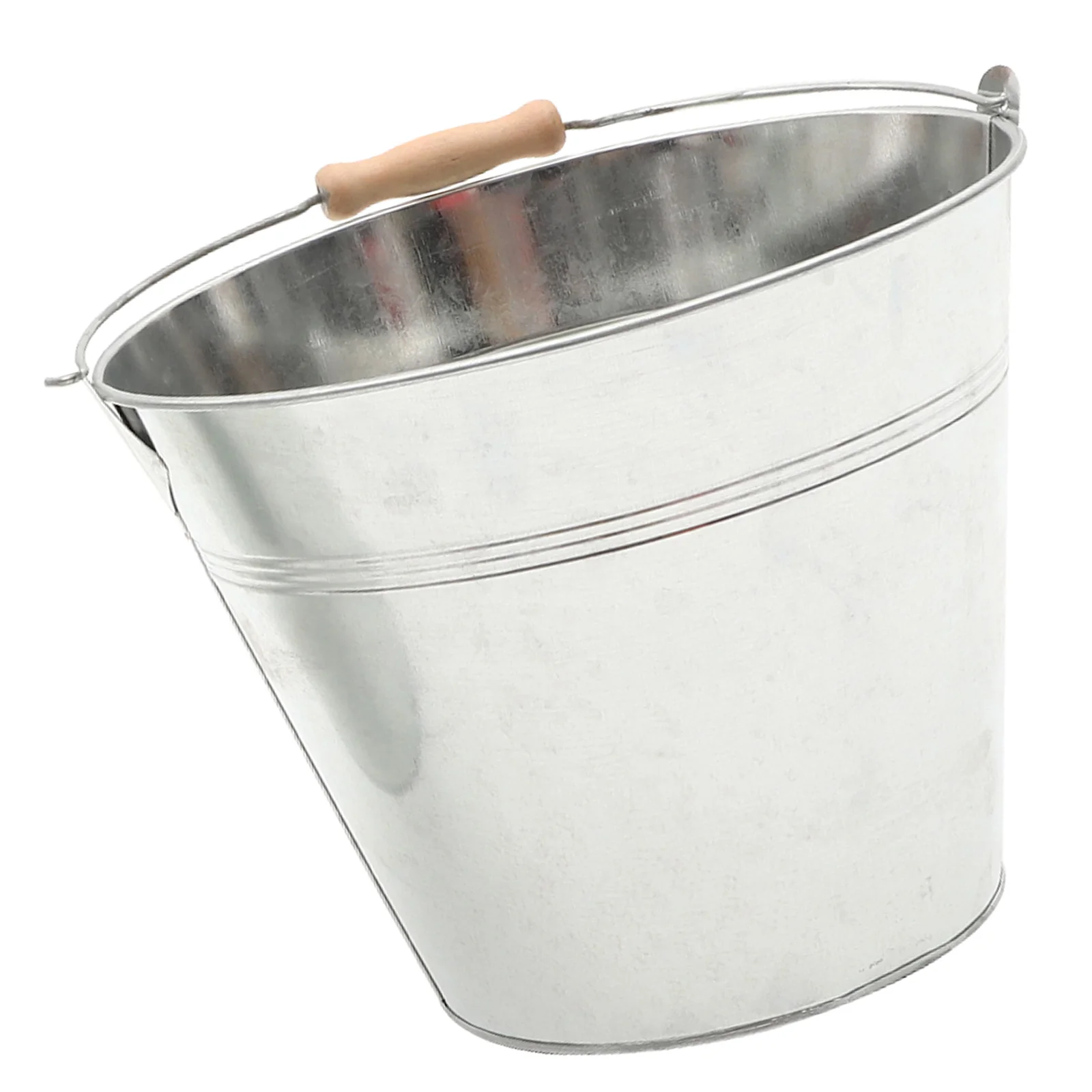 

Metal Fireplace Ash Bucket for Ashes Toy Incinerator Burn Barrel Daily Use Paper Burner Garbage Can Yard Coral Container