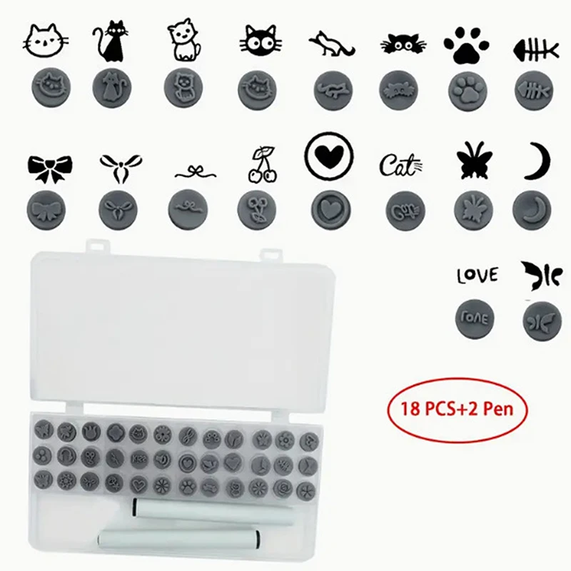 Nail Art Stamp Pen Set for Creative Designs – Graffiti & Flower Dotting Tools Collection