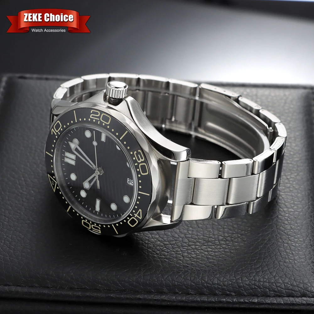 Elegant Silver Stainless Steel Watch Band with Metal Folding Buckle