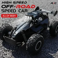 New RC Car 1:16 2WD with LED Light 2.4G 20KM/H High Speed Off-Road Climbing Remote Control Car Toy Gifts for Boys Girls Kids 2